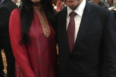 Shalini V Bhargava with Virendra Sharma (Member of Parliament for Ealing Southall)