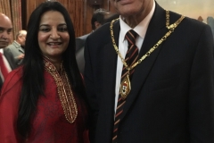 Shalini V Bhargava with Councillor Ranjit Dheer JP (Deputy Leader of the Ealing Council)