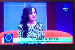 Zee TV Live talk show on the 10th February 2015