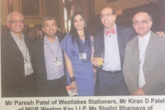 Shalini V Bhargava of Aschfords Law at the House of Commons for the Finance and Business awards- August 2014