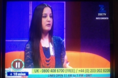 Zee TV Live talk show on the 7th April 2015